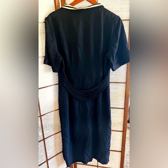 S.L. Fashions women 80s vintage nautical navy blazer sailor dress - Picture 7 of 9